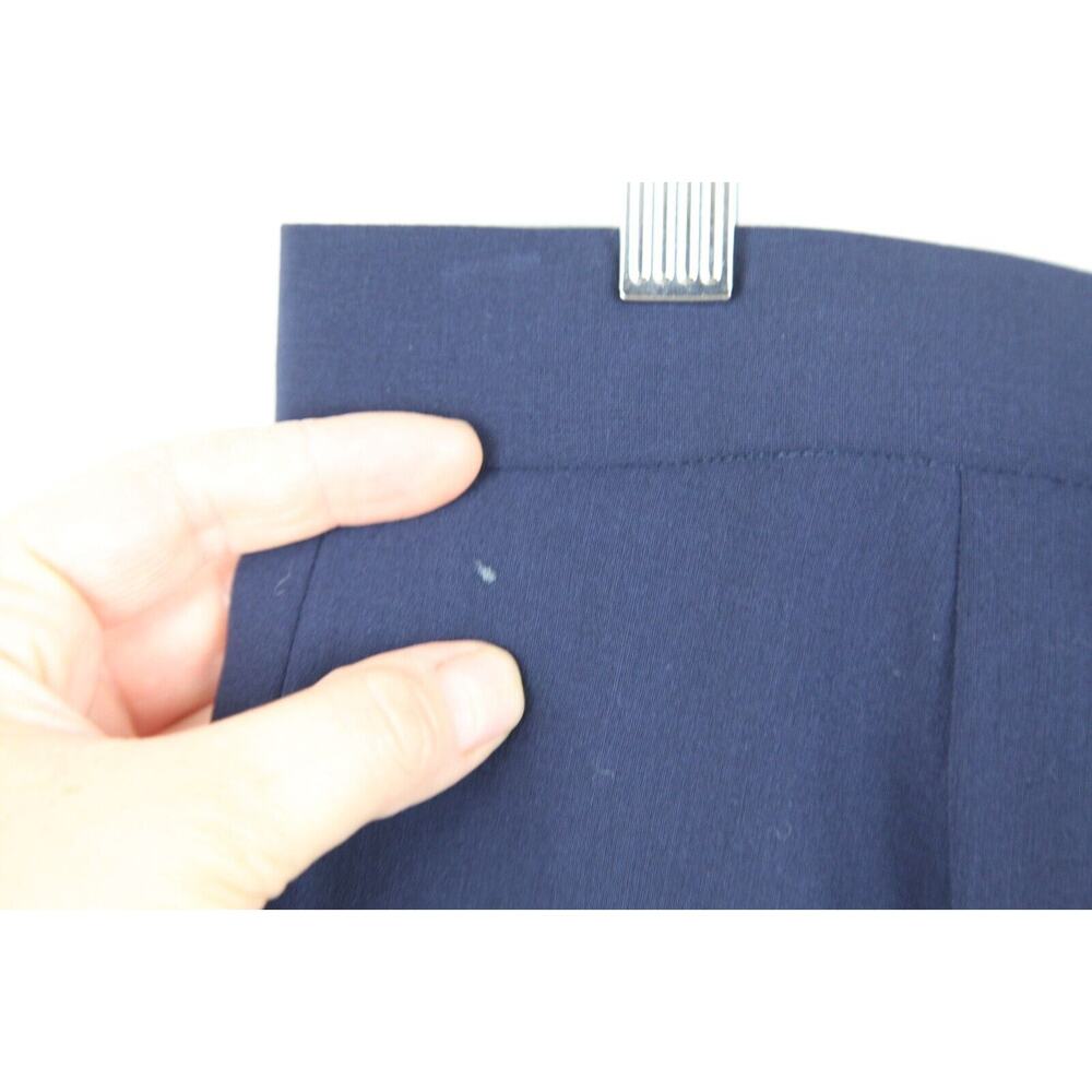 Ralph Lauren Black Label Vintage Navy Blue Dress Pants Size 10 Vintage 90s Wool - Picture 9 of 10